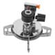 ALSANIDI, Trips cooking gas stove, Outdoor gas cooking stove , Silver, SizeD:18.2*H:7.3Cm