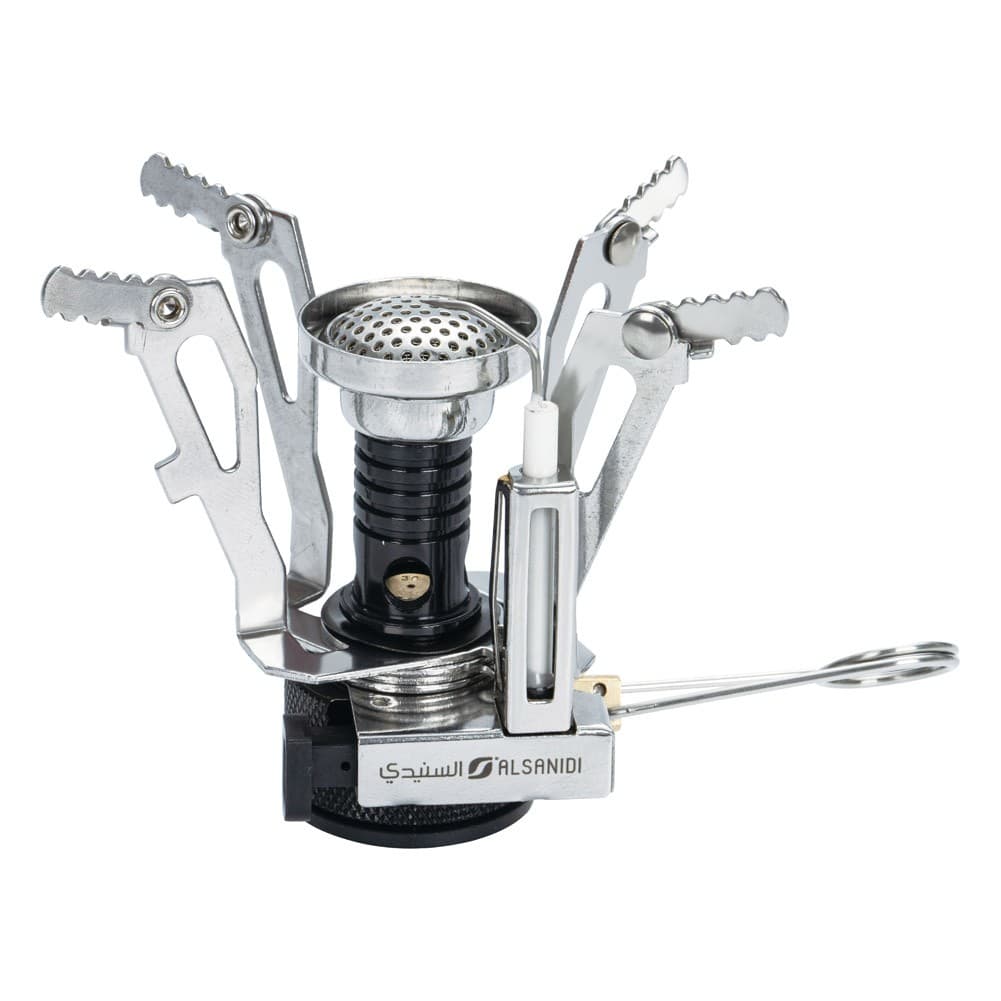ALSANIDI, Travel stove, Portable stove, Black, Size D:6.5*H7 Cm