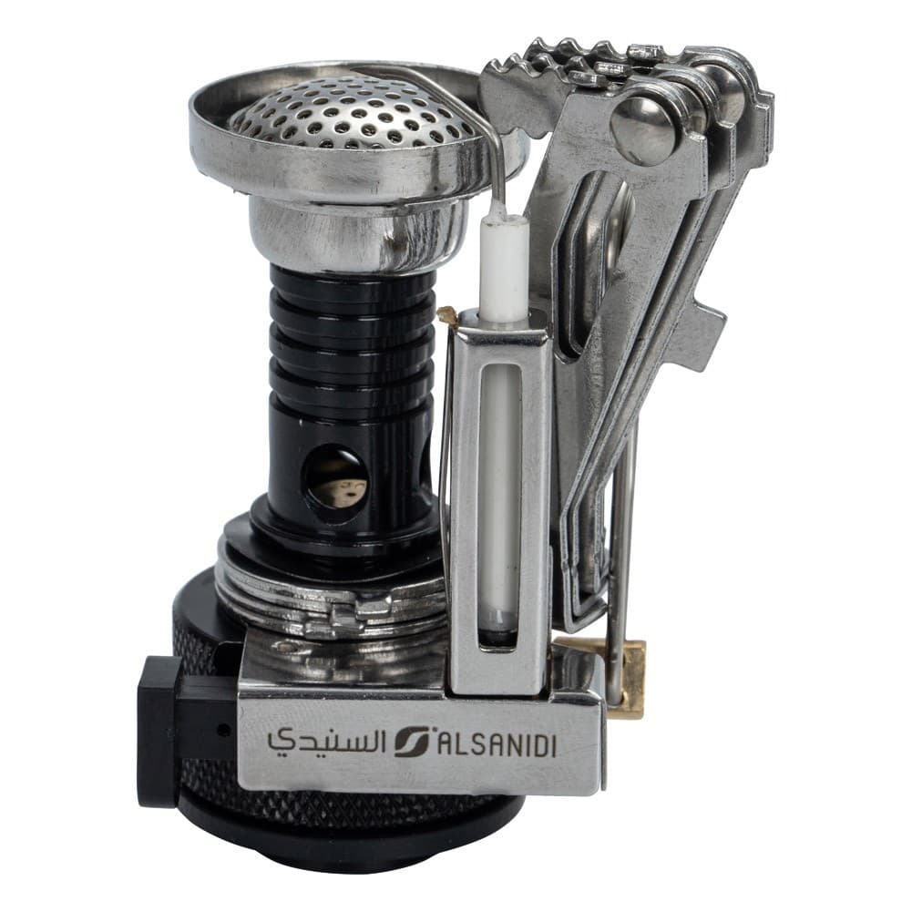 ALSANIDI, Travel stove, Portable stove, Black, Size D:6.5*H7 Cm