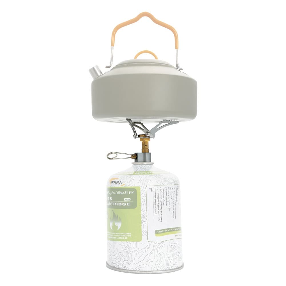 ALSANIDI, Travel stove, Portable stove, Silver, Size D:8*H6.5 Cm