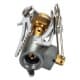 ALSANIDI, Travel stove, Portable stove, Silver, Size D:8*H6.5 Cm