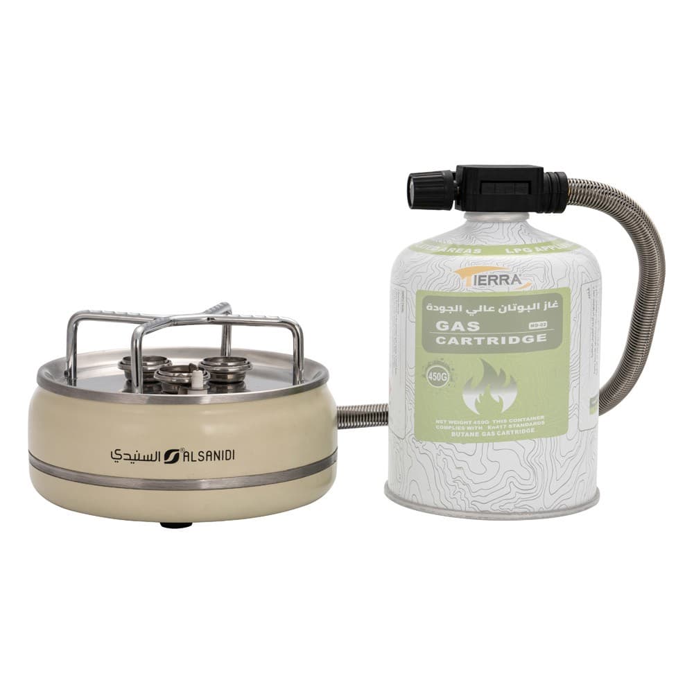 ALSANIDI, Travel stove, Portable stove, Yellow, Size Diameter 14.5*10 height