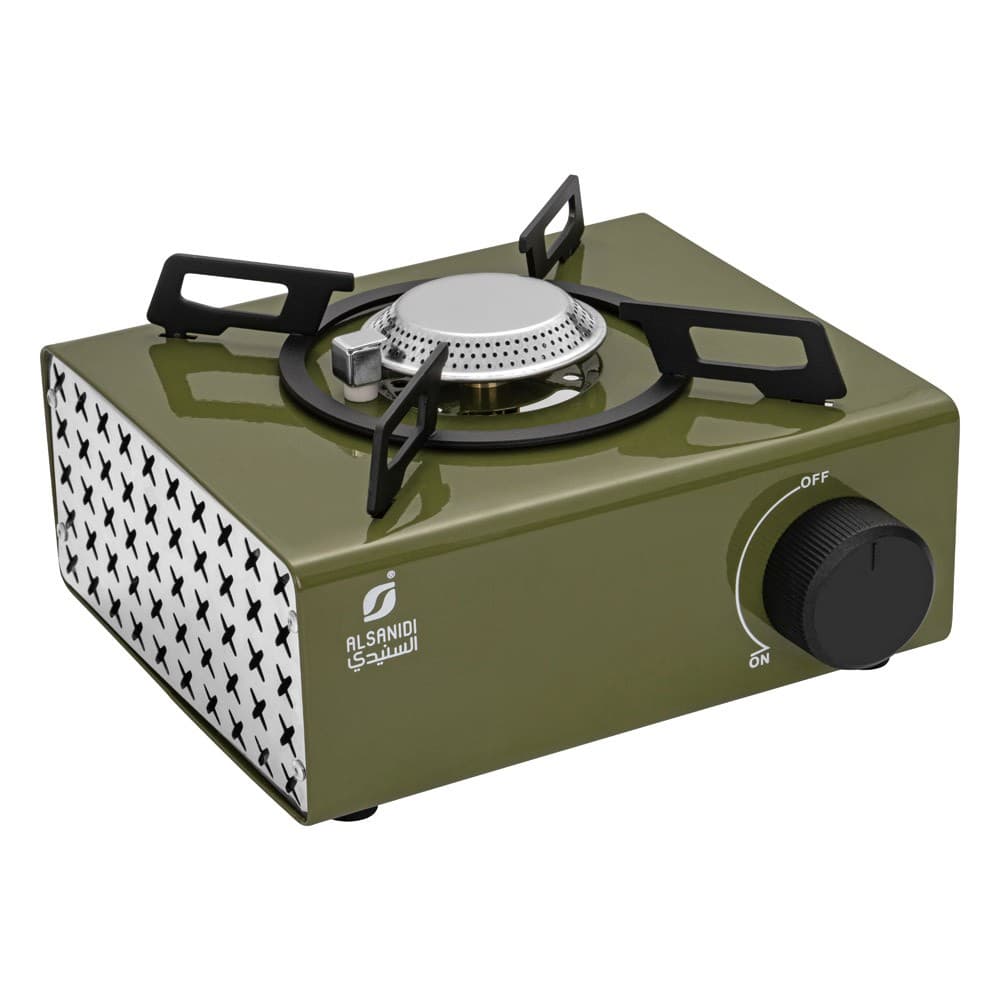 ALSANIDI, Travel stove, Portable stove, Green, Size L:21*W:18*H9 Cm