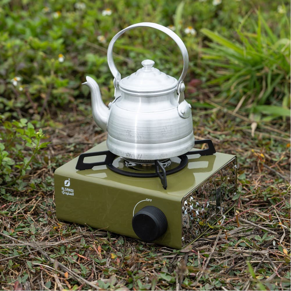 ALSANIDI, Travel stove, Portable stove, Green, Size L:21*W:18*H9 Cm
