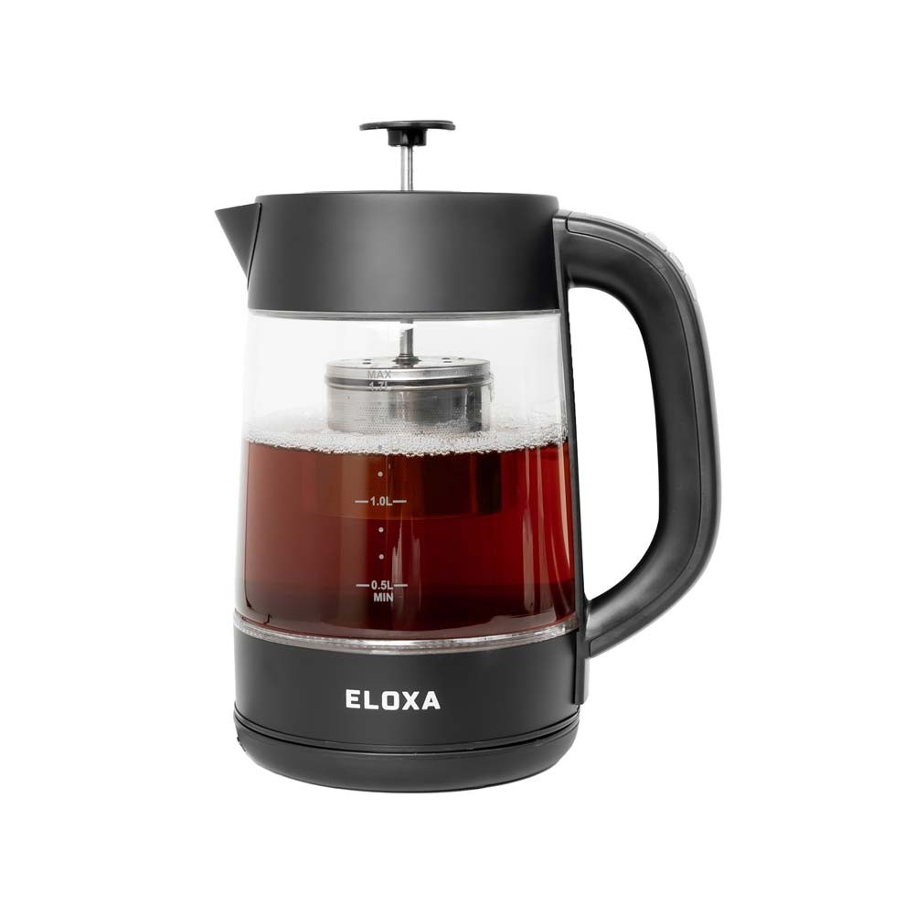 ELOXA, Digital Kettle, Glass Kettle, Transparent , capacity 1.7 L
