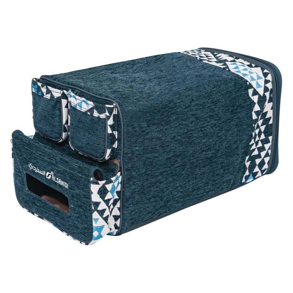 ALSANIDI, Merca sponge arm rest for trips, Cadet Blue, Size 42.5*22*22 Cm