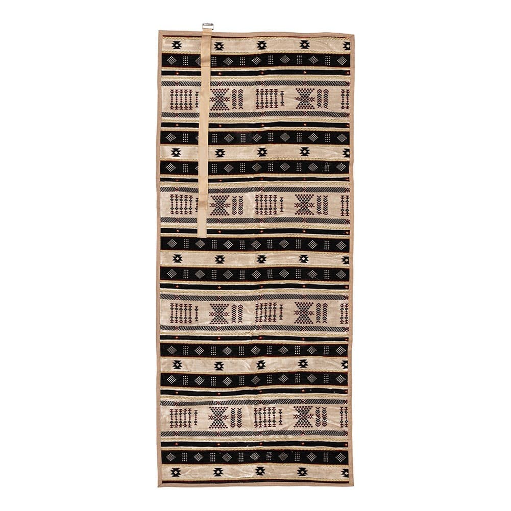 Sinaidi, Ground Sitting Mattress For Righteousness, Trekking & Hailing Lined With Sponge, Heritage Rug, Wooden * Odi  