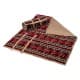 Alsanidi, a floor seating mat for trips, camping, and desert outings, padded with sponge, traditional rug, wooden *oudi.
