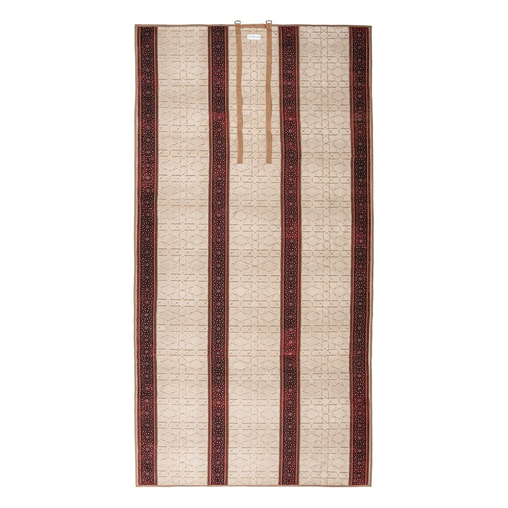 Alsanidi, a floor seating mat for trips, camping, and desert outings, padded with sponge, traditional rug, wooden *oudi.