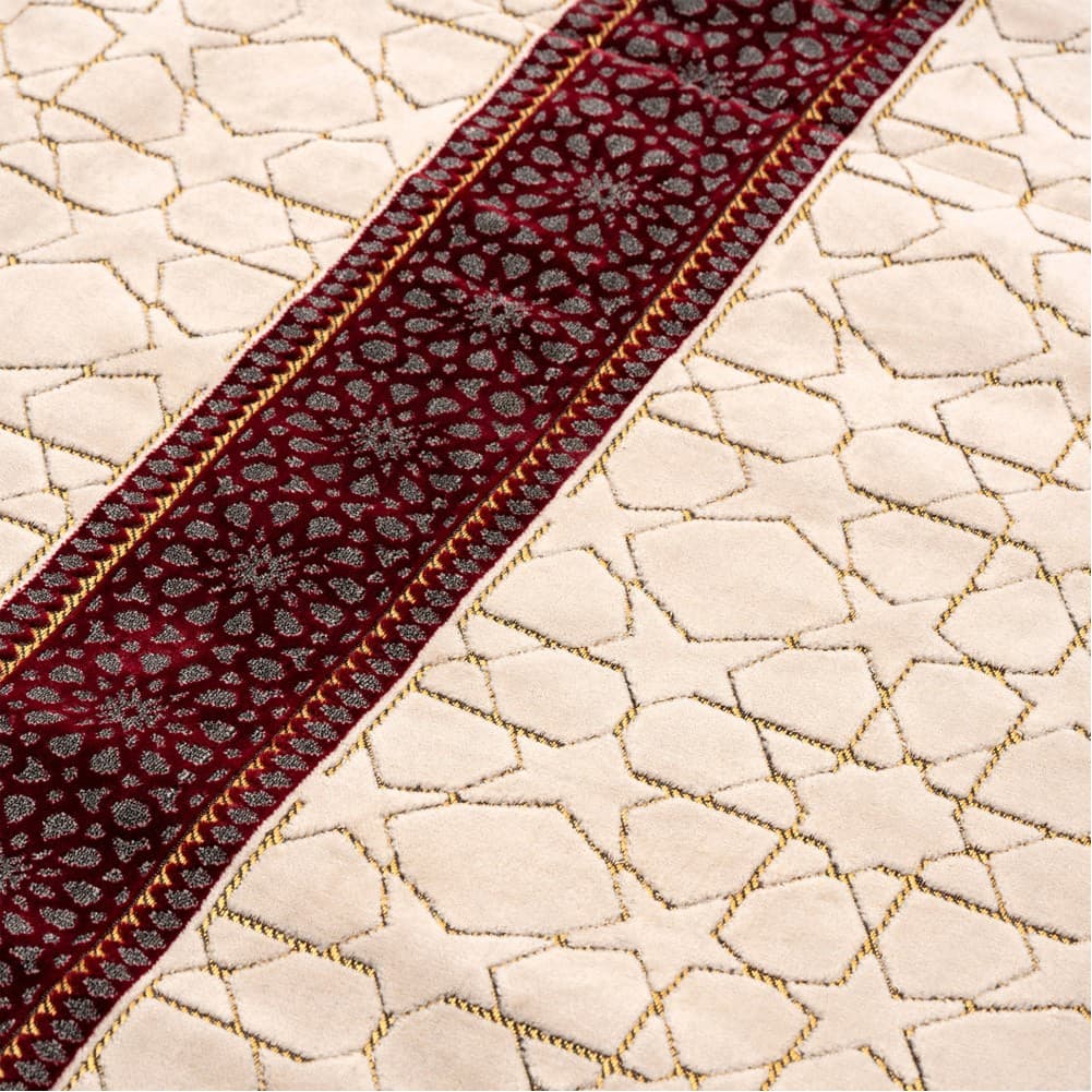 Alsanidi, a floor seating mat for trips, camping, and desert outings, padded with sponge, traditional rug, wooden *oudi.