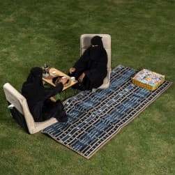 ALSANIDI, Outdoor mat for camping , Heritage mat, Woody*Oud, Size 100 * 220 Cm 