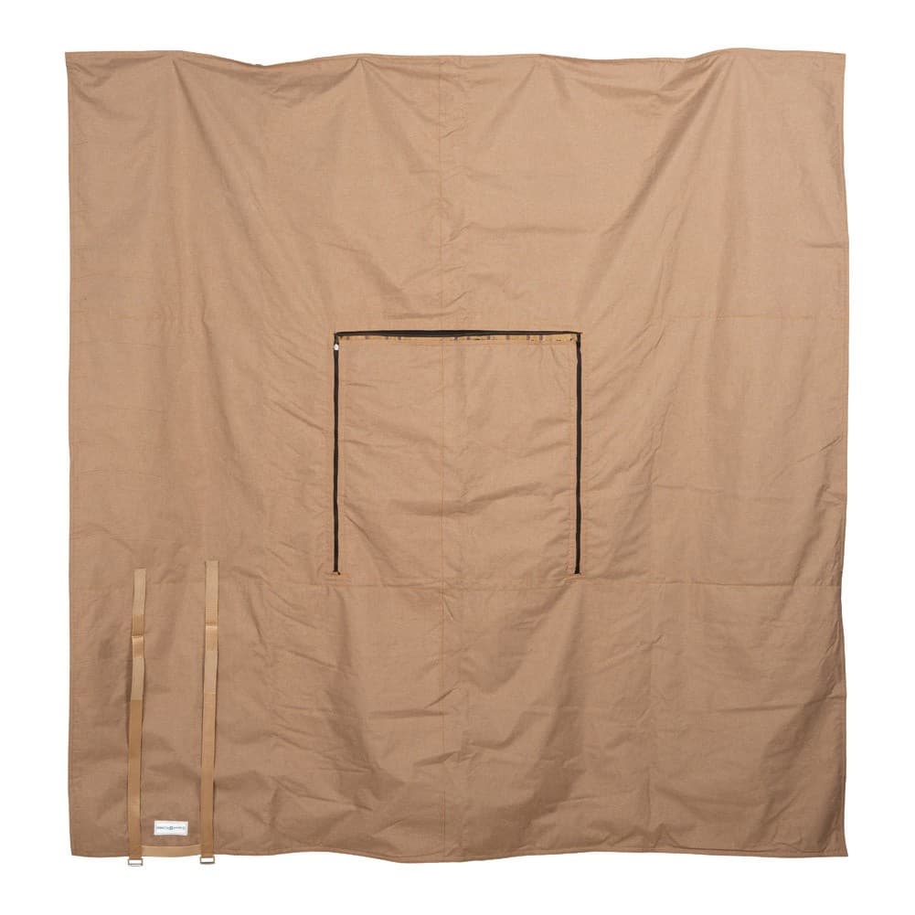 ALSANIDI, Hiking and trekking mat, lined with opening and zipper, A ground seating mattress for camping and wilderness, Woody, Size265*265Cm