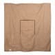 ALSANIDI, Hiking and trekking mat, lined with opening and zipper, A ground seating mattress for camping and wilderness, Woody, Size265*265Cm