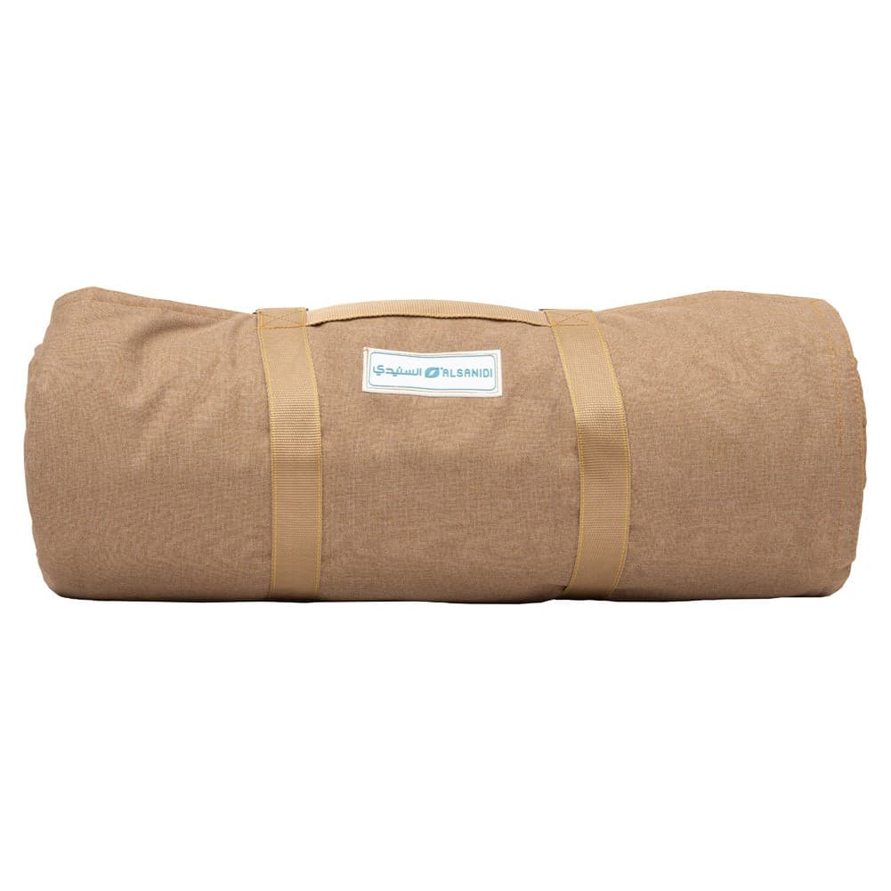 ALSANIDI, Hiking and trekking mat, lined with opening and zipper, A ground seating mattress for camping and wilderness, Woody, Size265*265Cm