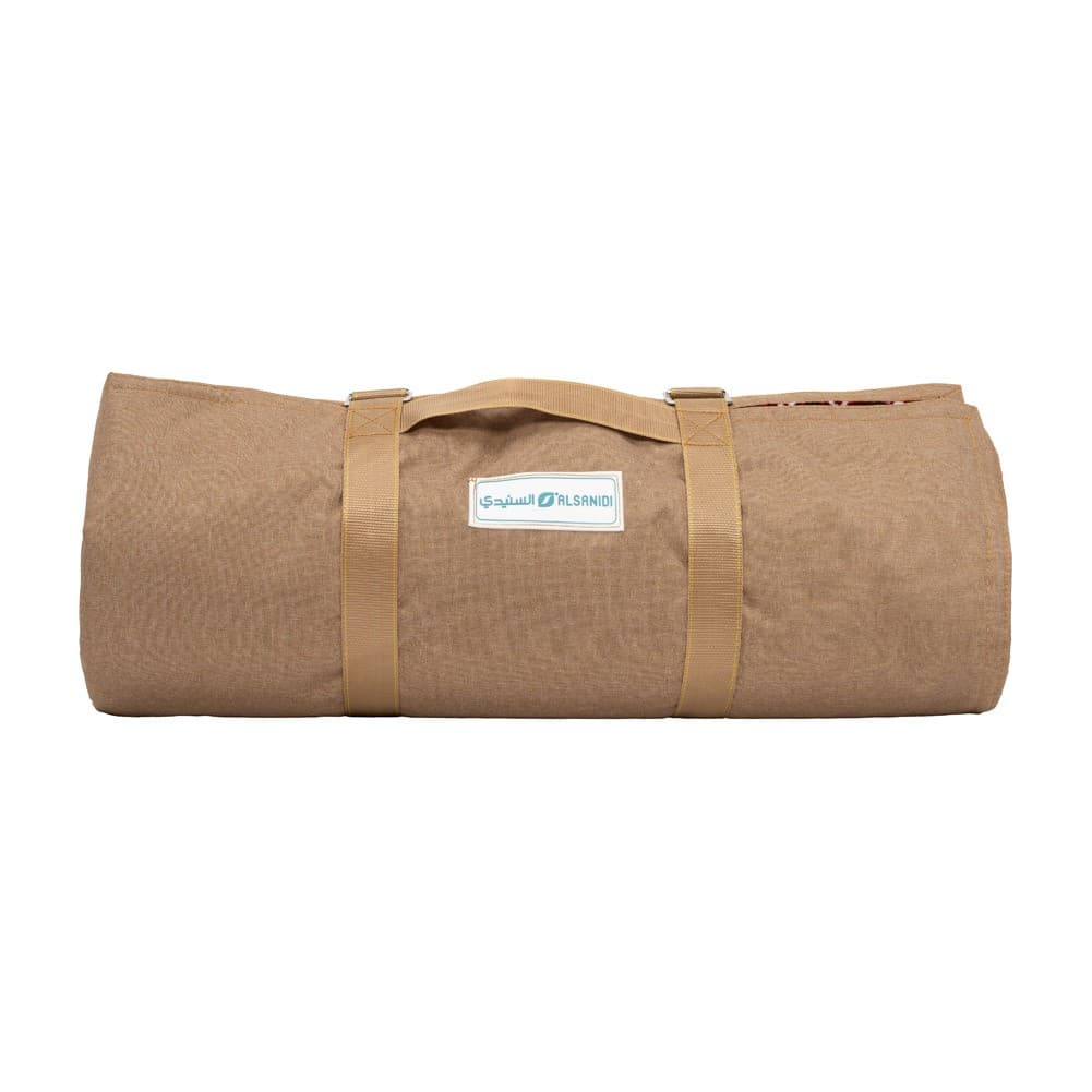 ALSANIDI, Hiking and trekking mat, lined with opening and zipper, A ground seating mattress for camping and wilderness, Woody, Size265*265Cm