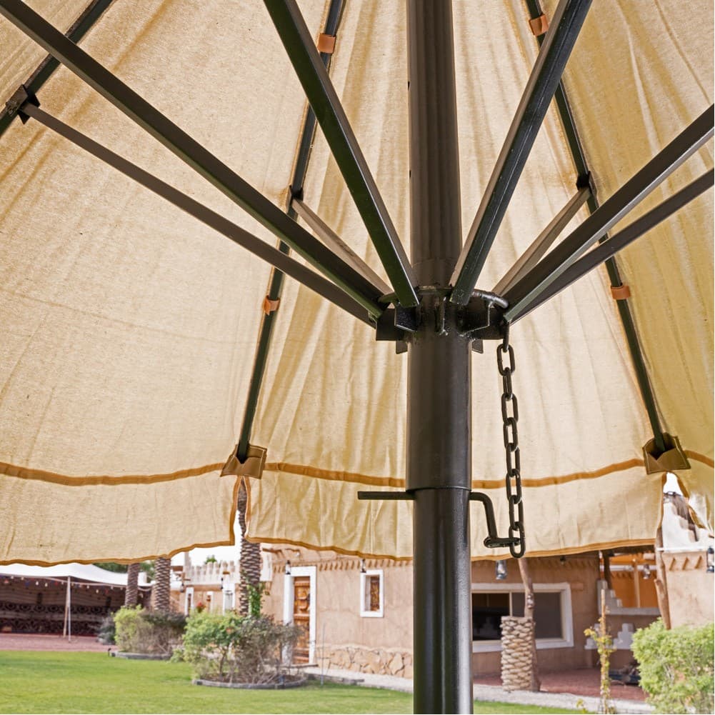 ALSANIDI,  Canopy for vegetable , Large seating sunshade, White, Size 300 Cm