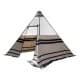 ALSANIDI, Pyramid tent removal and installation, White, Size 3*3*2.6 Cm