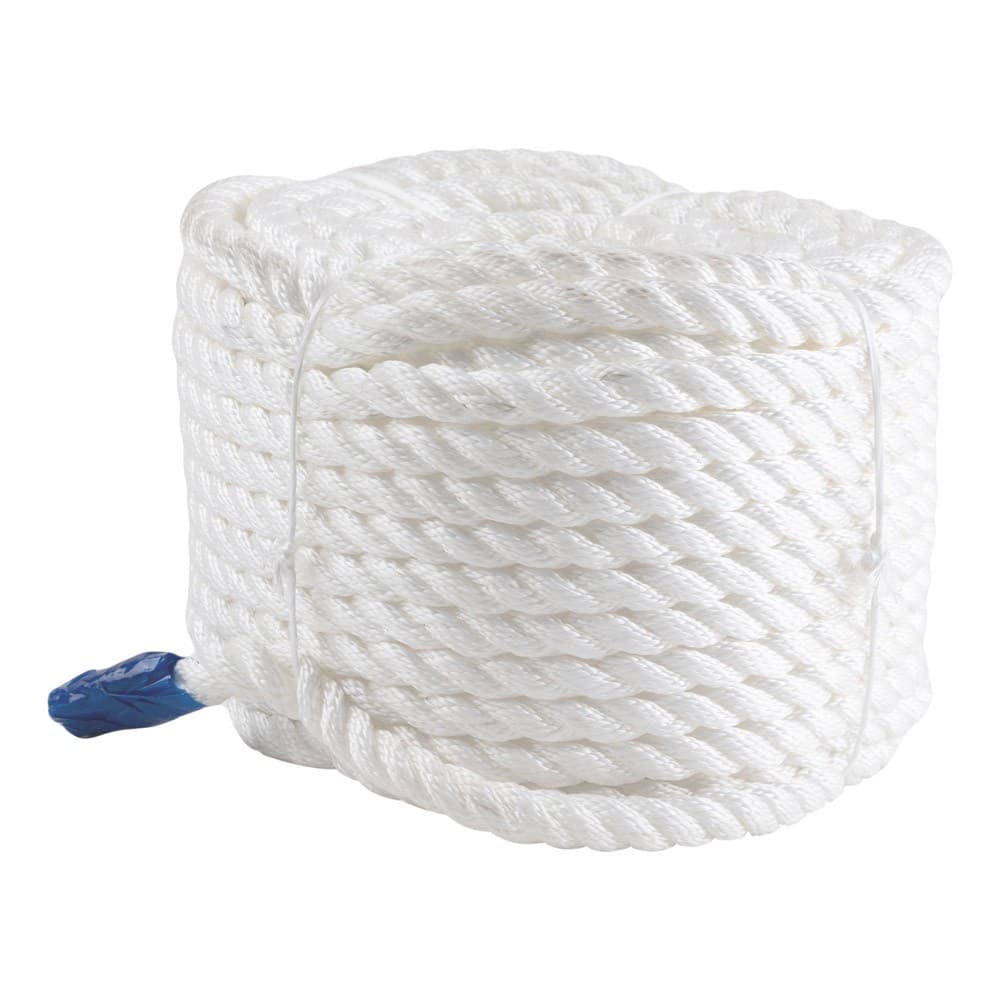 ALSANIDI, Chinese silk rope, Camping Rope, White, Size 50 yard Thickness 16 mm