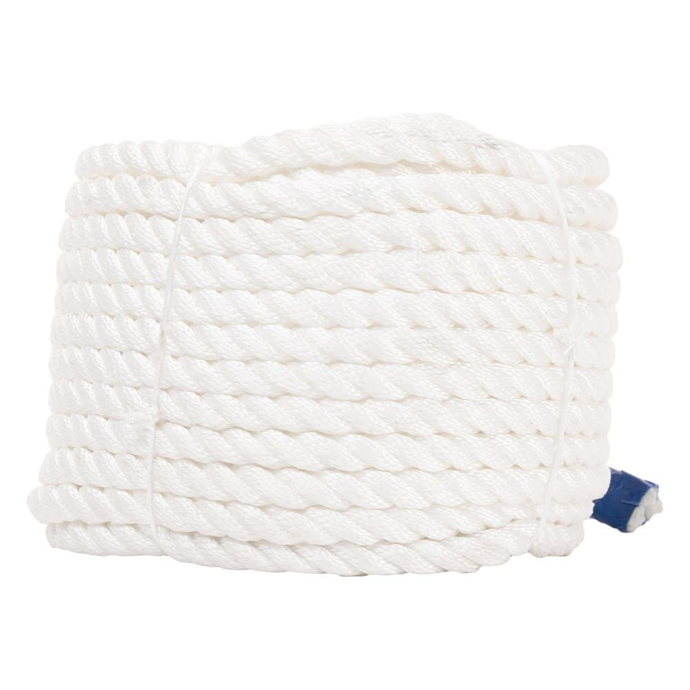 ALSANIDI, Chinese silk rope, Camping Rope, White, Size 50 yard Thickness 16 mm