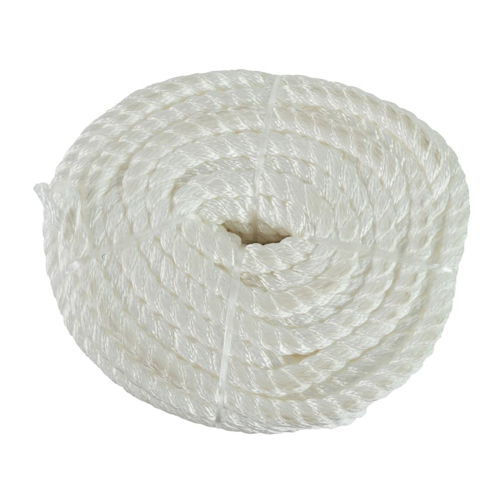 ALSANIDI, Chinese silk rope, Camping Rope, White, Size 50 yard Thickness 12 mm