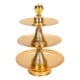 Syrian Stainless steel dates and sweets indian serving plate, Trips plates, Gold
