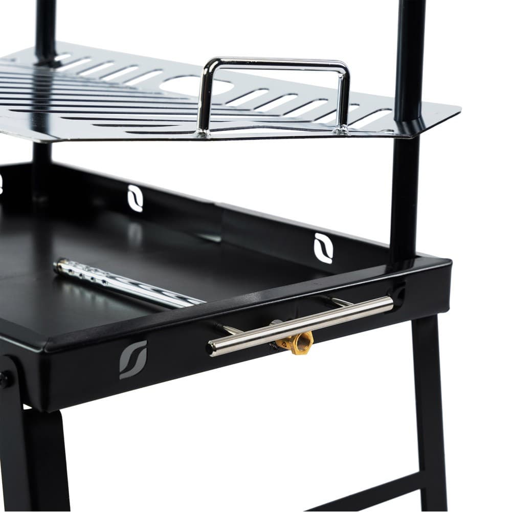 ALSANIDI, Charcoal grill for trips, Portable Charcoal Grill, Black, Size 35*50 Cm