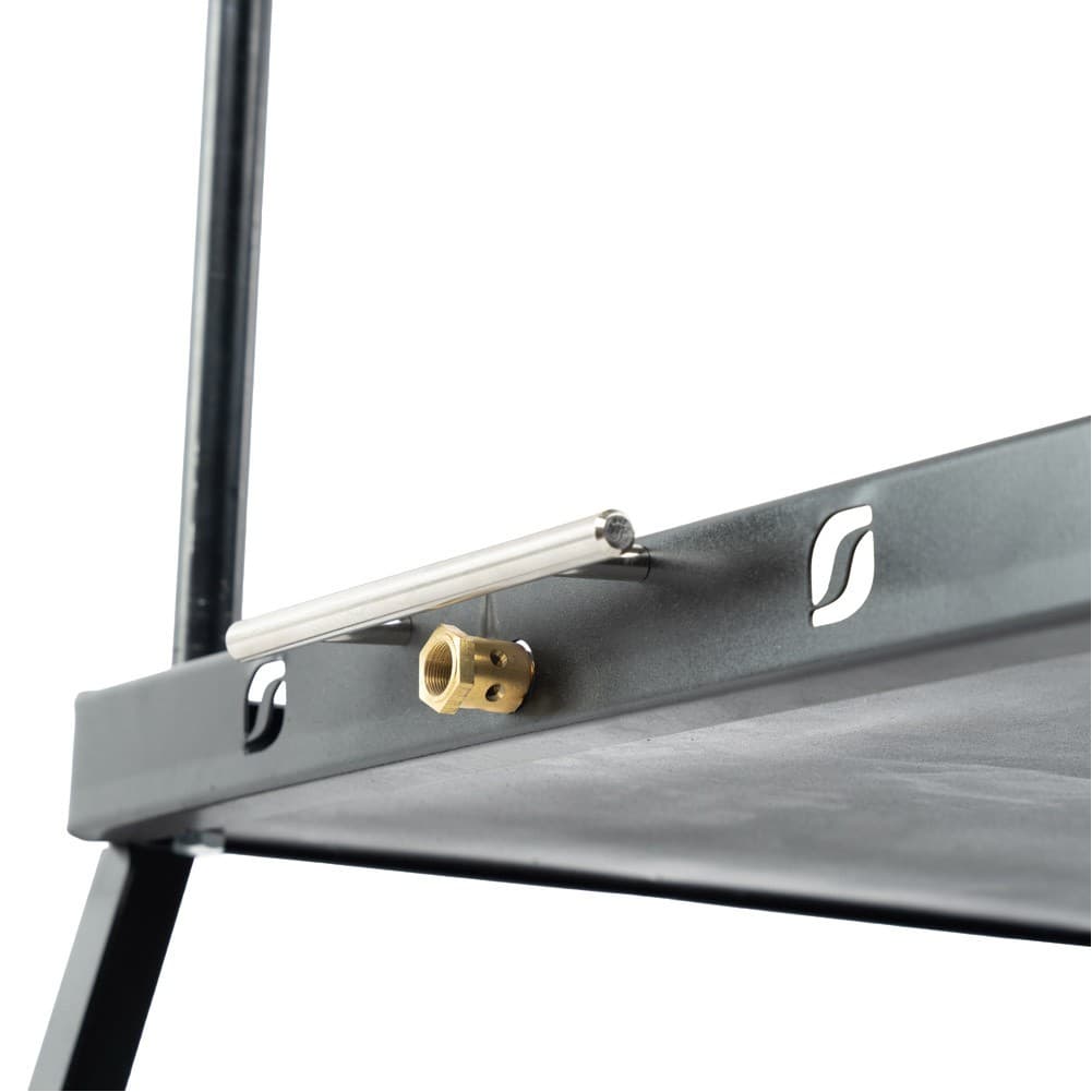 ALSANIDI, Charcoal grill for trips, Portable Charcoal Grill, Black, Size 35*70 Cm