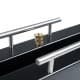 ALSANIDI, Charcoal grill for trips, Portable Charcoal Grill, Black, Size 35 *50 *18 Cm