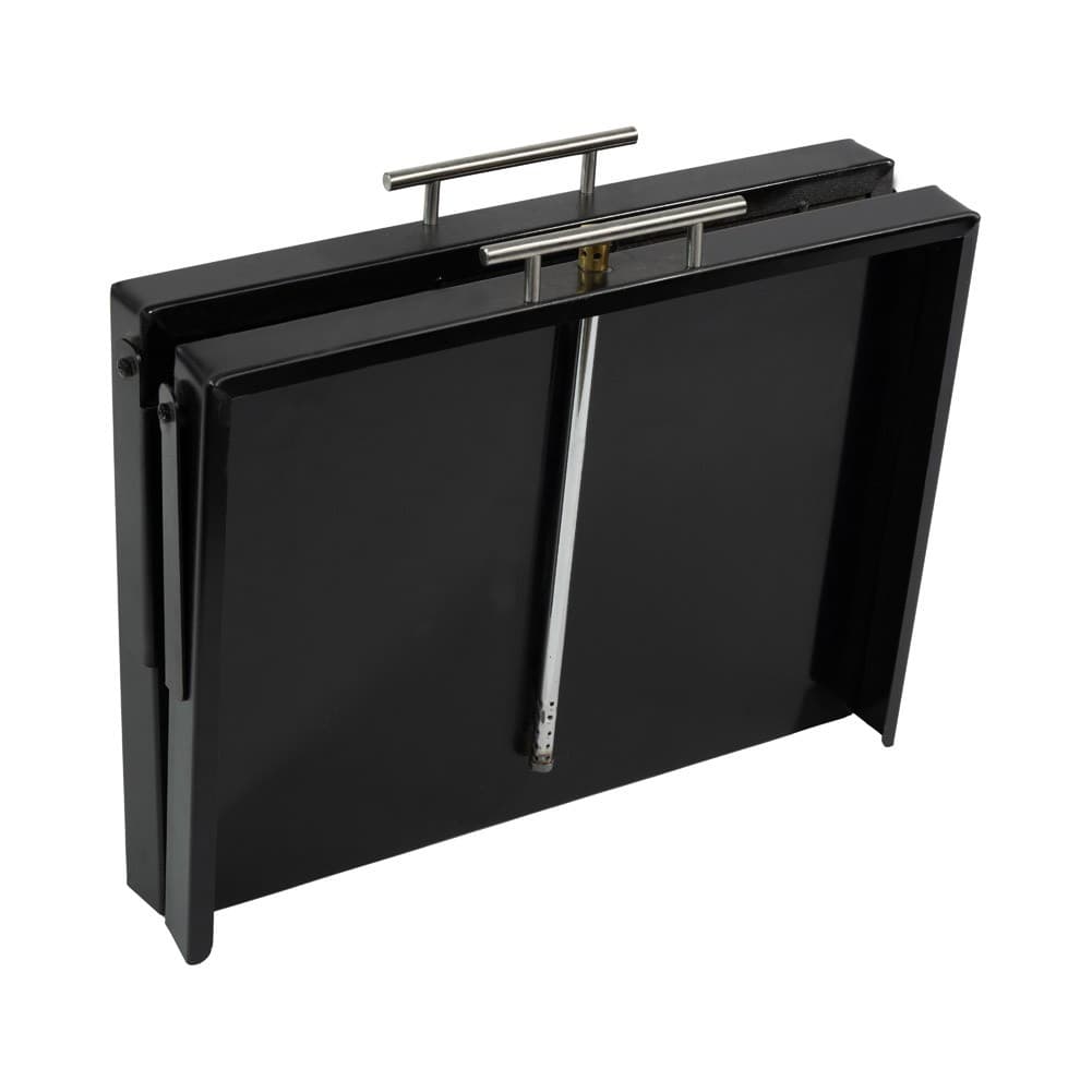 ALSANIDI, Charcoal grill for trips, Portable Charcoal Grill, Black, Size 45 *70 *18 Cm