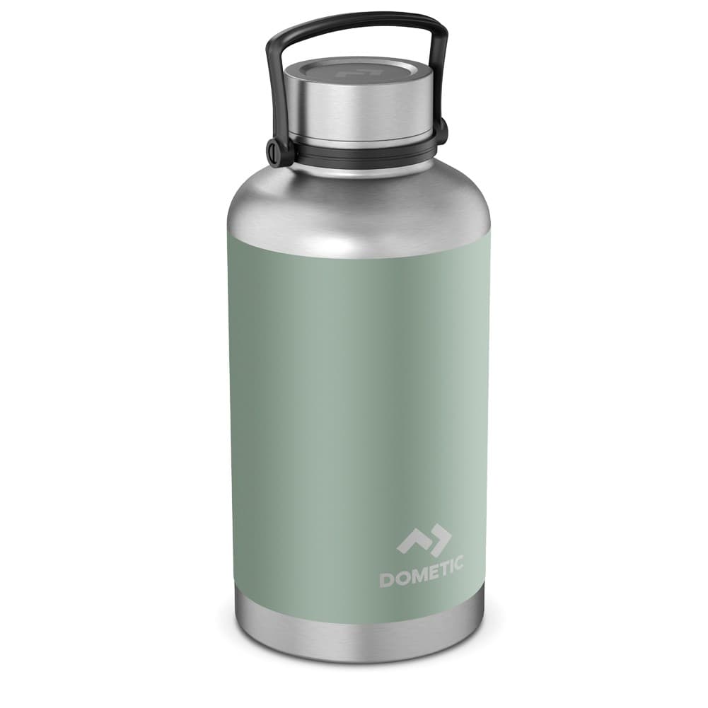 DOMETIC, Stainless Steel Liquid Thermos, Hot and Cold Liquid Insulated Container, Green, capacity 1920 ml