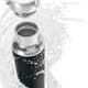 DOMETIC, Stainless Steel Liquid Thermos, Hot and Cold Liquid Insulated Container, Black, capacity 480 ml