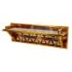 ALSANIDI, Heritage Wooden Shelf, Heritage Shelf, Red, Size 80 Cm