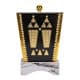 ALSANIDI, Heritage Waste Bin, Heritage Paper Waste Basket, Black, Size 21*21*28 Cm