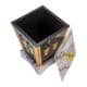 ALSANIDI, Heritage Waste Bin, Heritage Paper Waste Basket, Black, Size 21*21*28 Cm