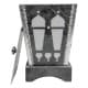 ALSANIDI, Heritage Waste Bin, Heritage Paper Waste Basket, Gray, Size 21*21*28 Cm