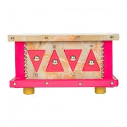 ALSANIDI, Heritage Serving Table, Heritage Tables, Pink, Size 30*30 Cm