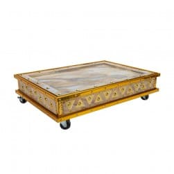 ALSANIDI, Heritage Serving Table, Heritage Tables, Milky , Size 50*70 Cm