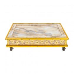 ALSANIDI, Heritage Serving Table, Heritage Tables, Milky , Size 50*70 Cm