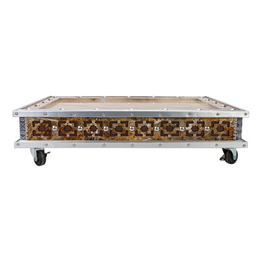 ALSANIDI, Heritage Serving Table, Heritage Tables, Brown Dark, Size 50*70 Cm