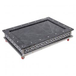 ALSANIDI, Heritage Serving Table, Heritage Tables, Gray, Size 50*70 Cm