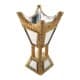 ALSANIDI, Traditional Incense Burner, Ha'il Incense Burner, Gold, Size 21 Cm