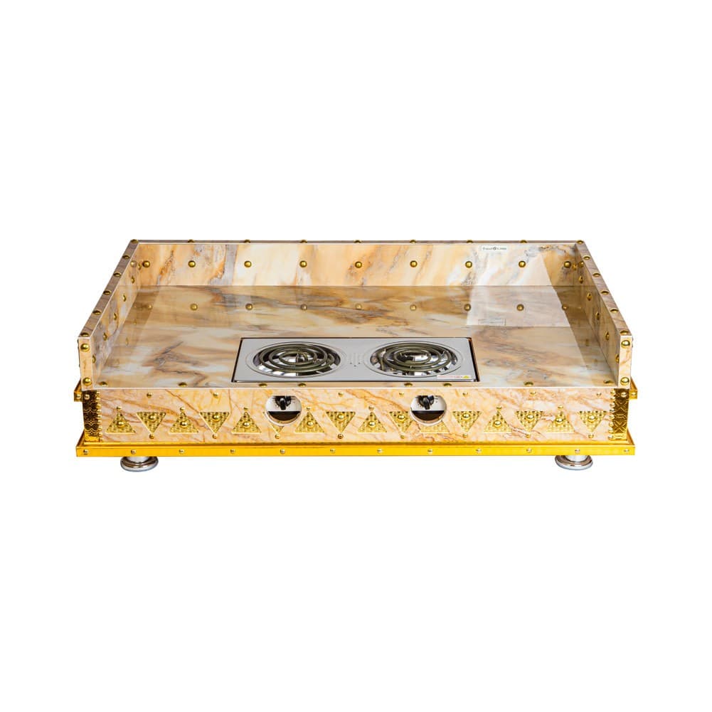 ALSANIDI, Heritage Wooden Stove, Heating Stove, Milky , Size 60*100 Cm