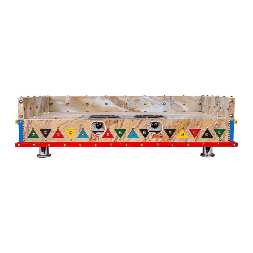 ALSANIDI, Heritage Wooden Stove, Heating Stove, Milky , Size 60*100 Cm
