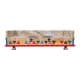 ALSANIDI, Heritage Wooden Stove, Heating Stove, Milky , Size 60*100 Cm