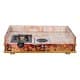 ALSANIDI, Heritage Wooden Stove, Heating Stove, Red, Size 60*100 Cm