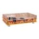 ALSANIDI, Heritage Wooden Stove, Heating Stove, Red, Size 60*100 Cm