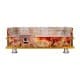 ALSANIDI, Heritage Wooden Stove, Heating Stove, Red, Size 55*75 Cm
