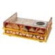 ALSANIDI, Heritage Wooden Stove, Heating Stove, Red, Size 55*75 Cm