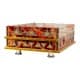 ALSANIDI, Heritage Wooden Stove, Heating Stove, Red, Size 55*75 Cm