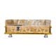 ALSANIDI, Heritage Wooden Stove, Heating Stove, Milky , Size 55*75 Cm